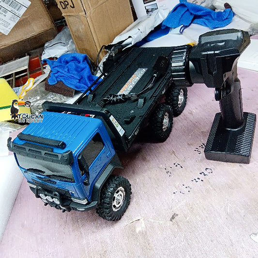 Second Hand US Stock CR18P Flatbed Truck 6x6 RTR RC Rock Crawler 1/18 Off-Road Truck 2-Speed Lights