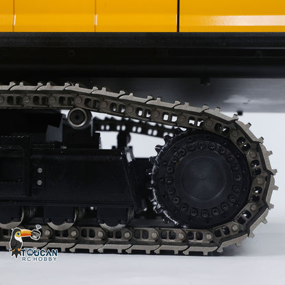 GZJC 395 1/12 Hydraulic Excavator Track Idler Wheel Close-Up, Front Idler & Track Tension Structure Detail