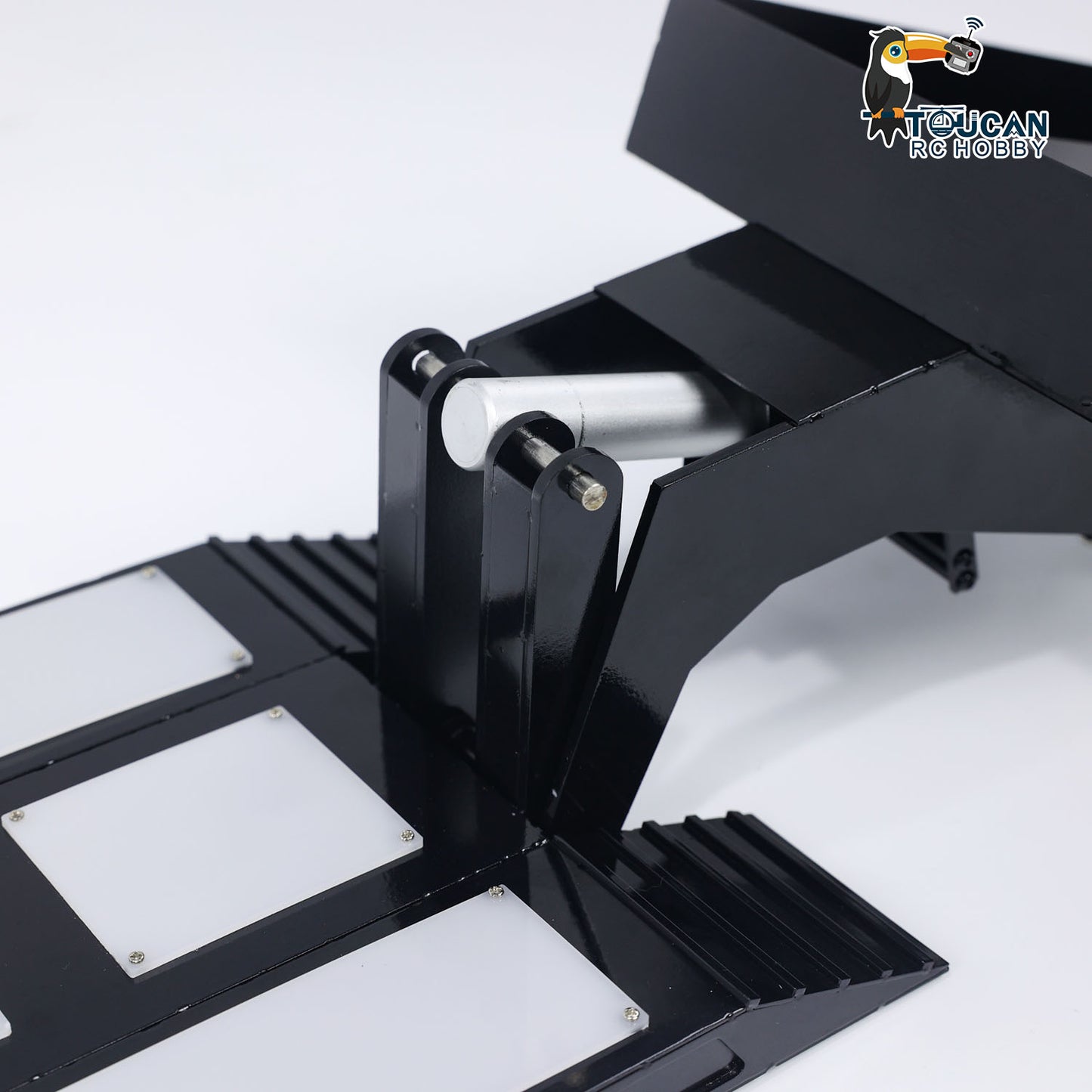 HHG-1 RC articulated truck gooseneck detail 2 extendable lowbed trailer system