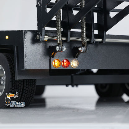 HHG-1 RC trailer tail light detail metal 5 axle articulated truck rear lighting