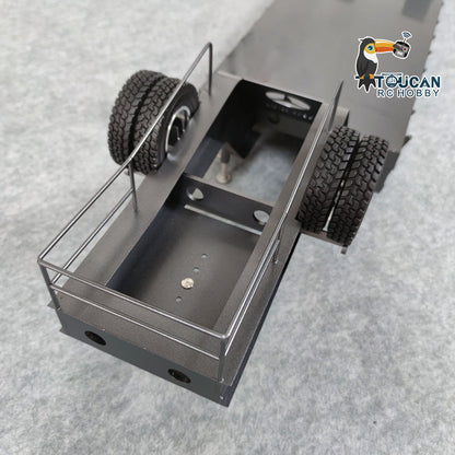 hhg JDM 189 RC semi trailer metal 4 axle structure detail