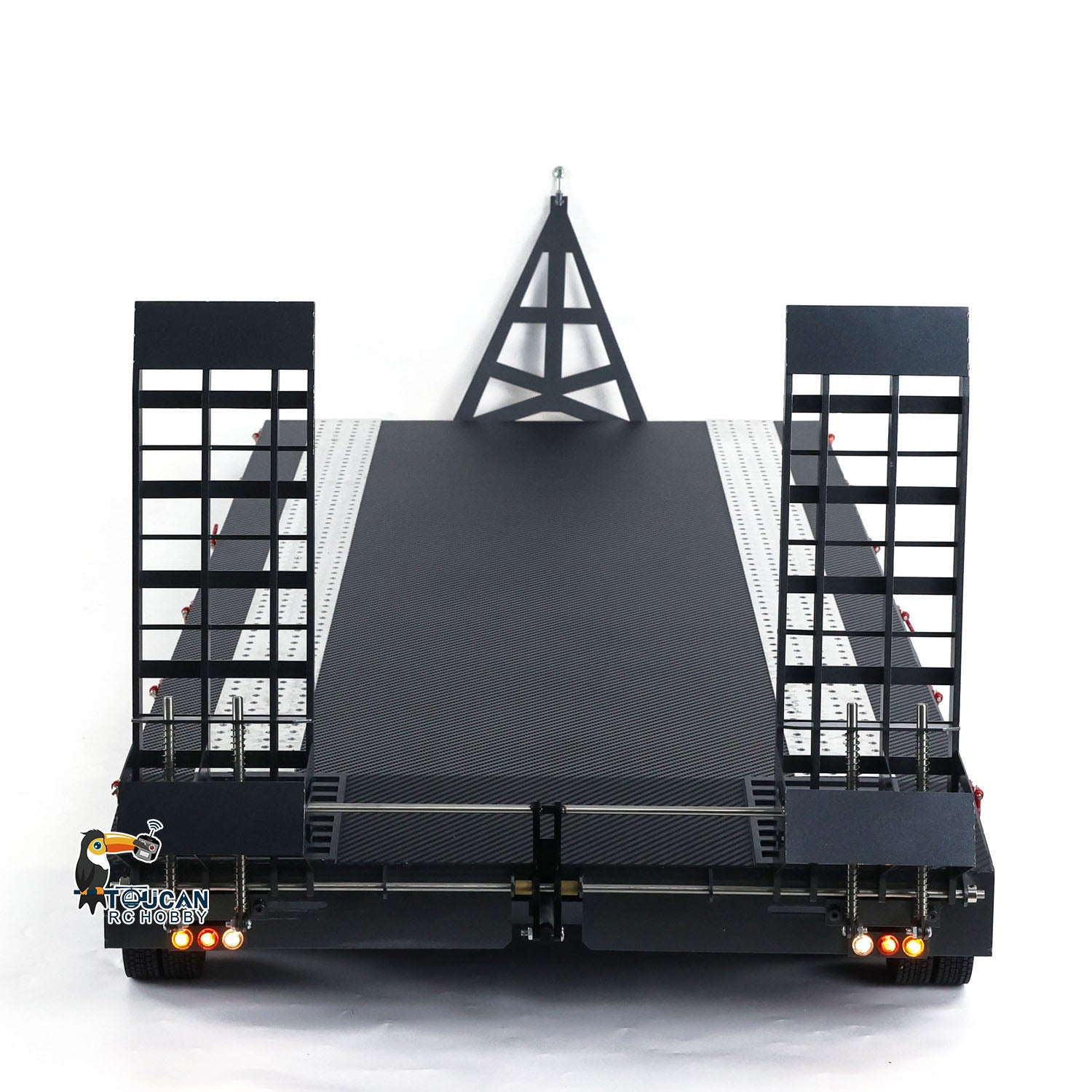 HHG metal 6 axle RC trailer rear view articulated truck coupling structure
