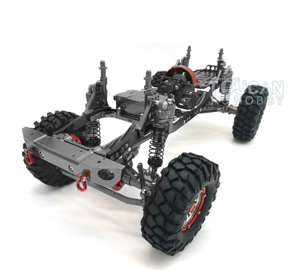 Second-hand 90%New 1/10 AXIAL SCX10 CNC RC Rock Crawler Chassis