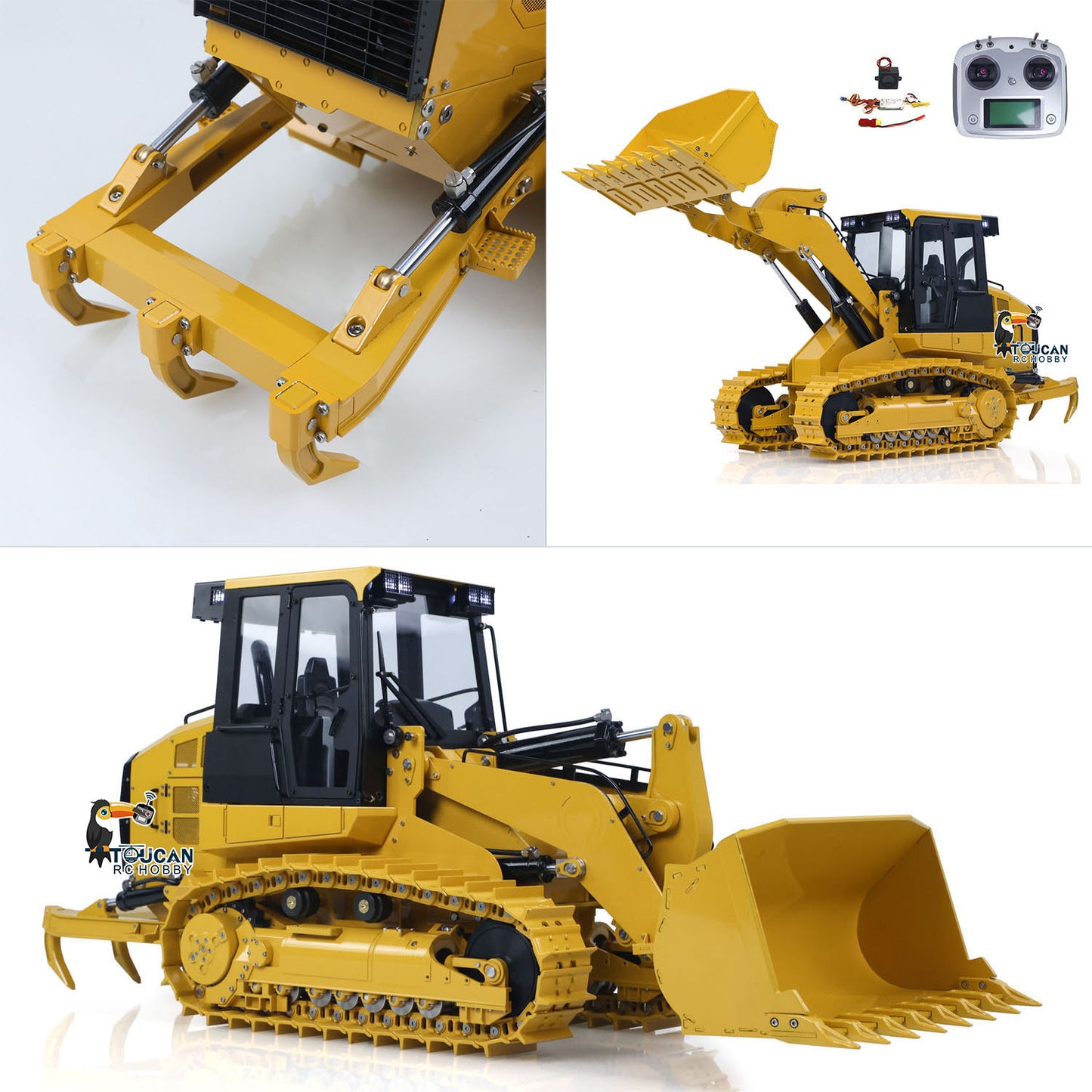 JDM JDM-188 1/14 metal hydraulic RC track loader metal construction details
