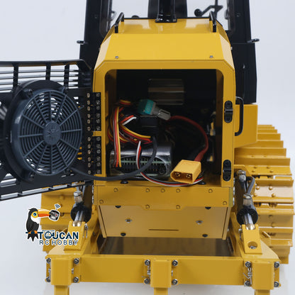 JDM JDM-188 1/14 metal hydraulic RC track loader internal structure detail