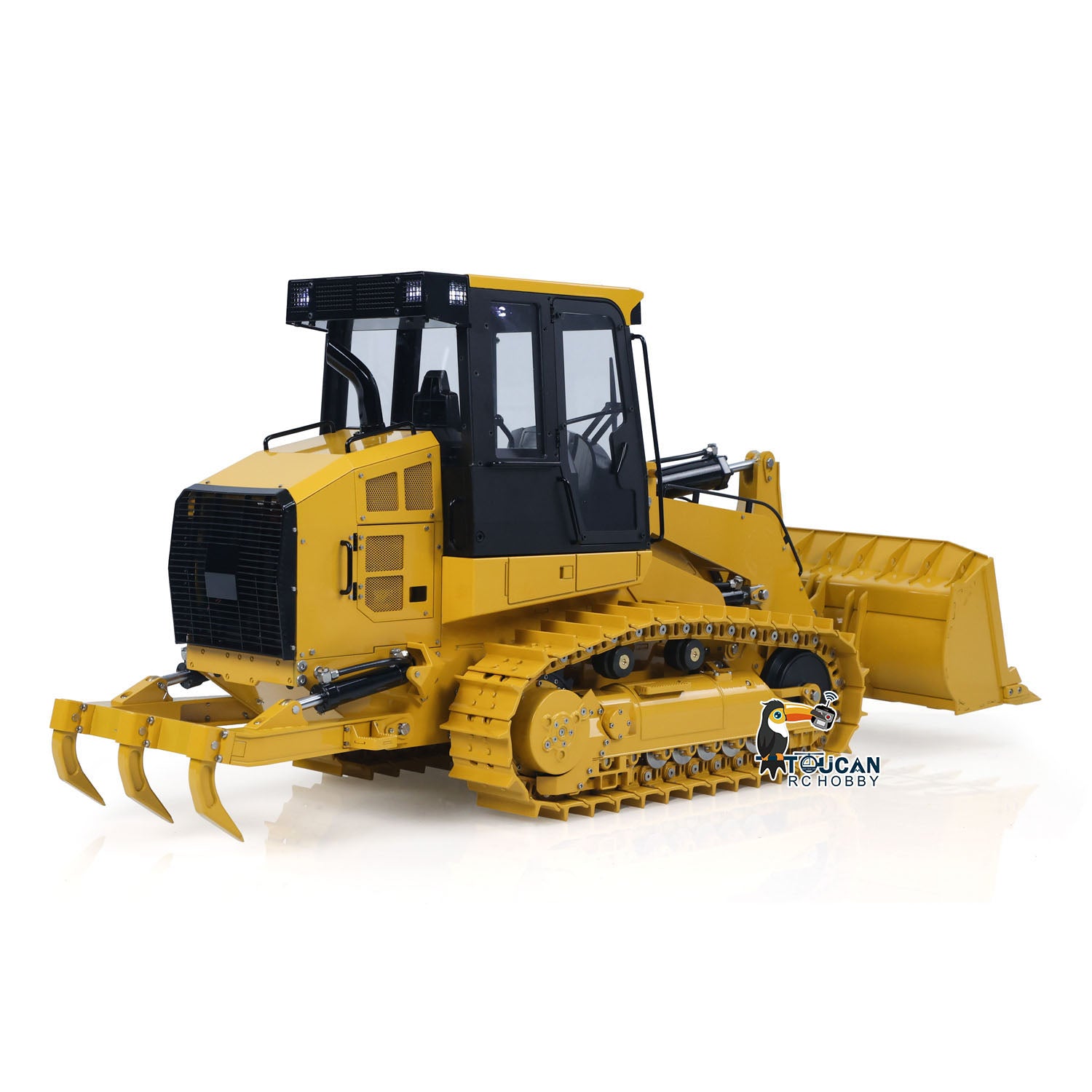 JDM JDM-188 1/14 metal hydraulic RC track loader rear right view