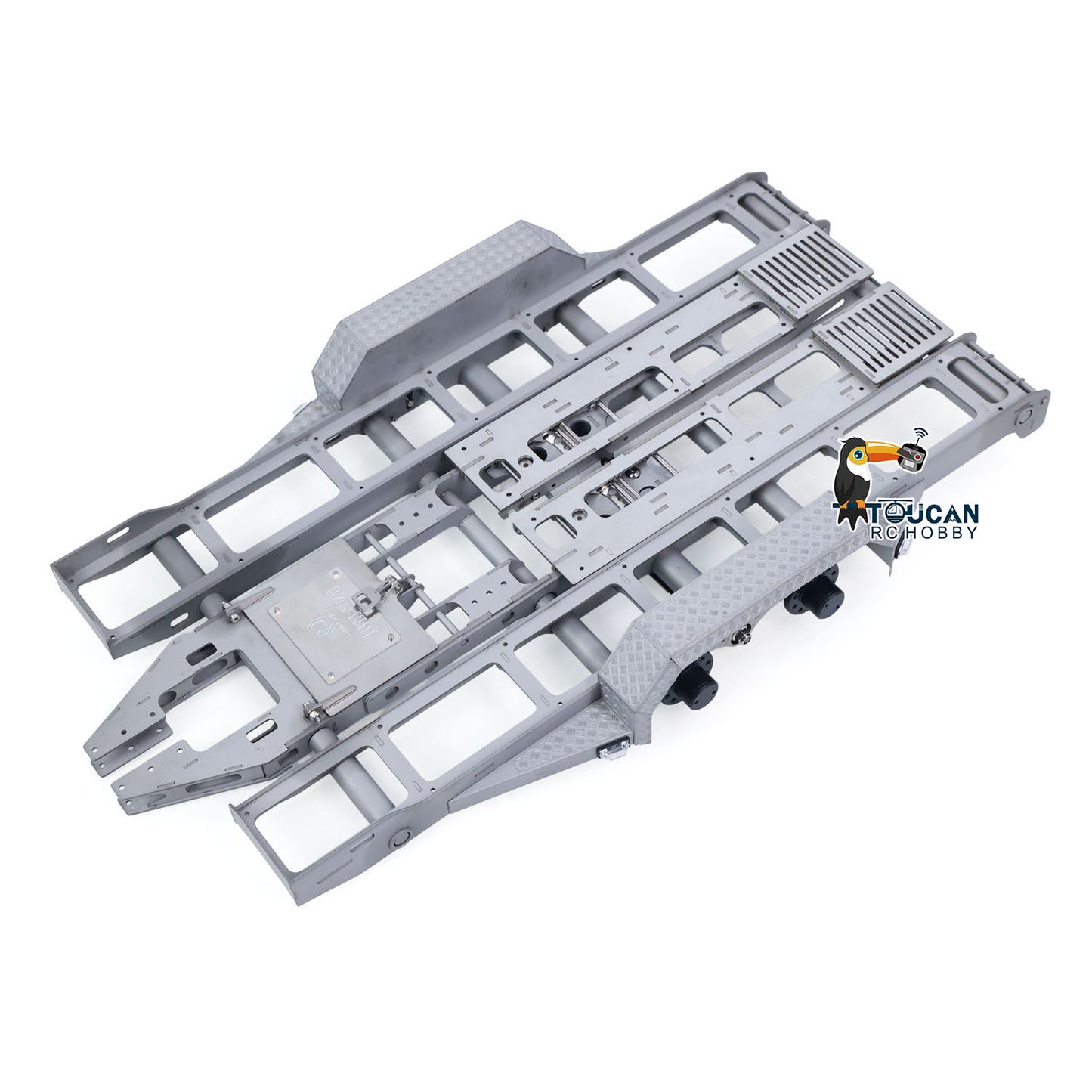 JDM JDM-228 1/14 metal gooseneck RC trailer frame detail