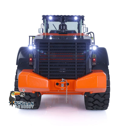 JDM JDM-98 1/14 hydraulic RC wheel loader rear view