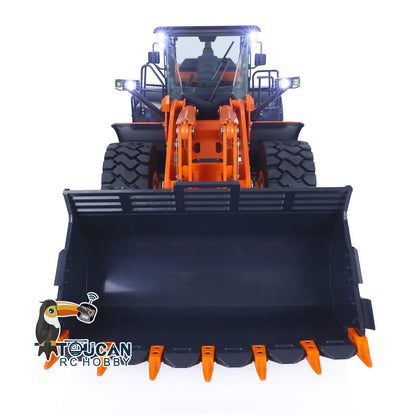 JDM JDM-98 1/14 metal hydraulic RC wheel loader front detail