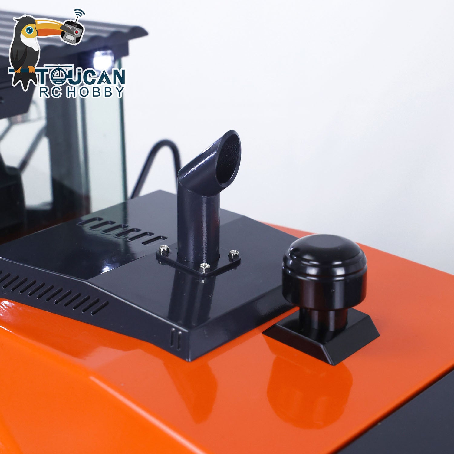 JDM JDM-98 1/14 RC wheel loader exhaust pipe detail