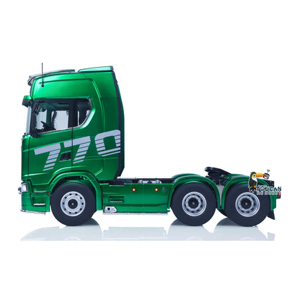 KABO-K770S-100 1/14 RC 6x6 Tractor Truck Rear Cabin And Fifth-Wheel View,Compatible With Multiple 1/14 Scale RC Semi-Trailers