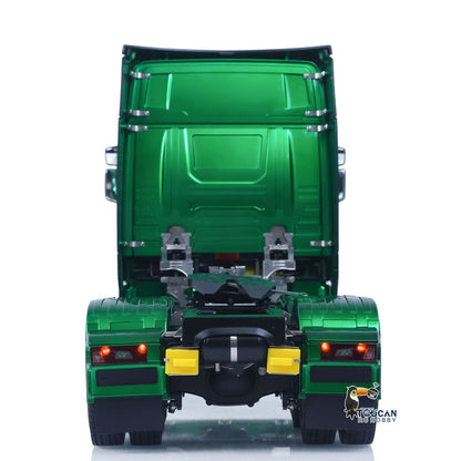 KABO-K770S-100 1/14 RC 6x6 Tractor Truck Straight Rear View,Complete Rear Light Group And Trailer Coupler Mechanical Structure