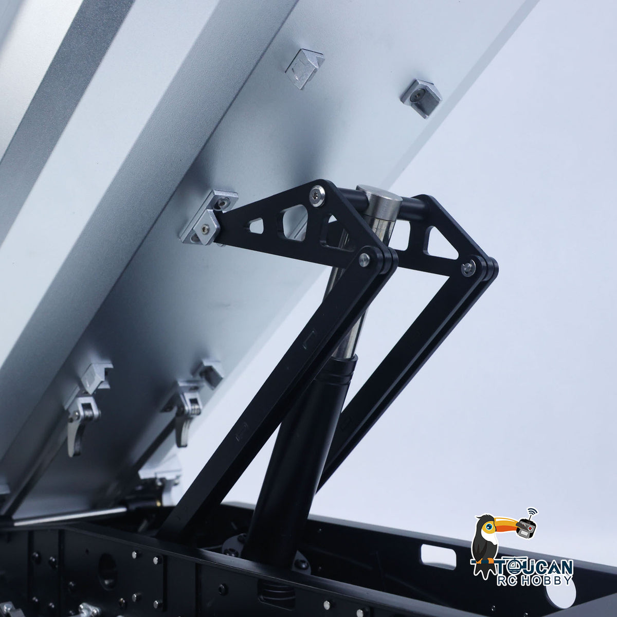 KABO-K770S-102 1/14 RC Dump Semi-Trailer Dump-Bed Hinge Bracket Close-Up,Alloy Precision-Processed Lifting Joint Components