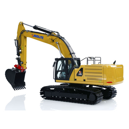 KABO-K961-100S-PRO 1/18 RC Hydraulic Tracked Excavator Oblique Static Parking View,Upper Cabin Supports Full 360 Degree Rotation