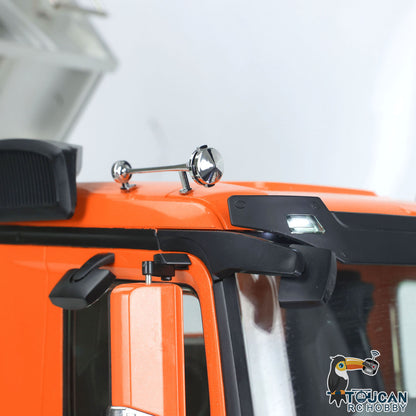 KABO‑K3364 1/14 RC 6x6 Dump Truck Cab Side Mirror Housing Close‑Up,Exterior Cab Simulated Engineering Details