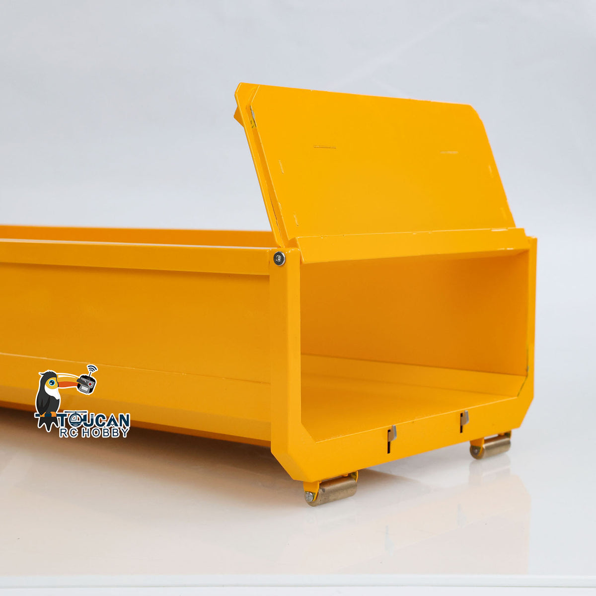 KABO‑K3365 1/14 RC 8x8 Dump Truck Separate Square Dump‑Bed View,CNC Metal Replacement Cargo Bed For RC Truck