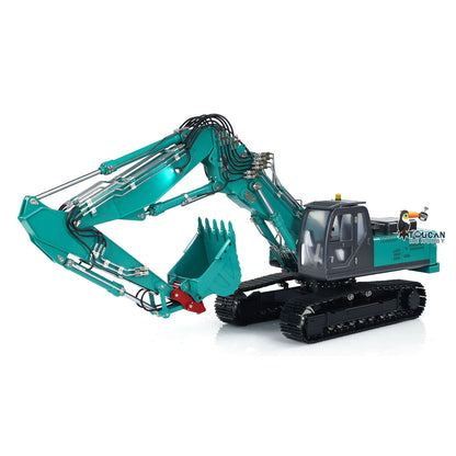 KABO‑K350‑200 1/14 RC Hydraulic Excavator Green Digging Pose,3‑Piece Boom Proportional Hydraulic Control Scale Construction Model
