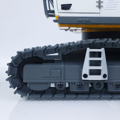 KABO‑K962‑100S 1/18 RC Hydraulic Excavator Metal Track Undercarriage Close‑Up,Forward Backward Left‑Right Driving Track System