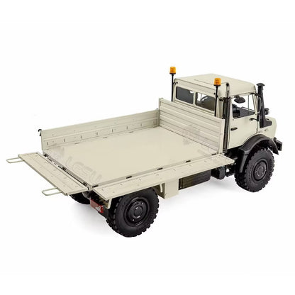 LESU U4023 1/14 metal 4x4 RC off road truck beige rear angle