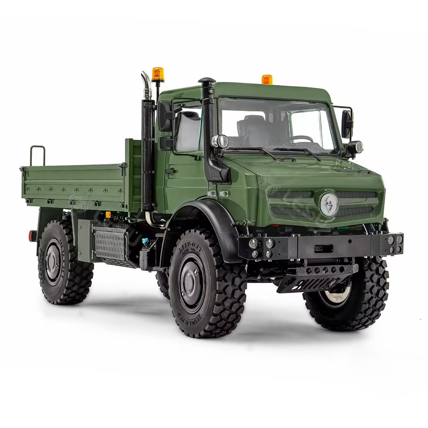 LESU U4023 1/14 metal 4x4 RC off road truck green angle view
