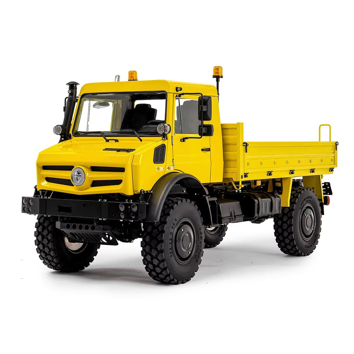 LESU U4023 1/14 metal 4x4 RC off road truck yellow side view