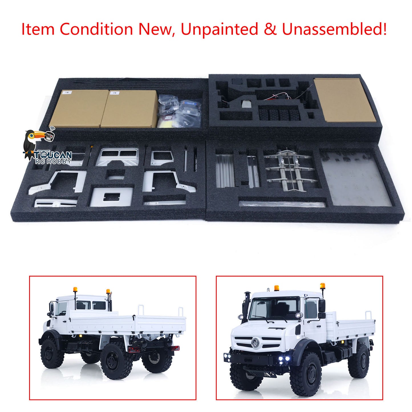 LESU U4023 1/14 metal RC all terrain light truck KIT main view