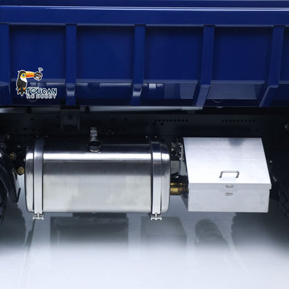 LESU 1/14 RC 8x8 Dump Truck Metal Air Tank And Toolbox Close‑Up, Realistic Full‑Scale Replica Body Accessories