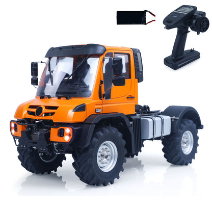 LikeRC U535Lite 1/14 RC 4X4 Off‑Road Crawler Truck Orange Version, With MT12 Remote Controller, Brushless Motor & ESC System