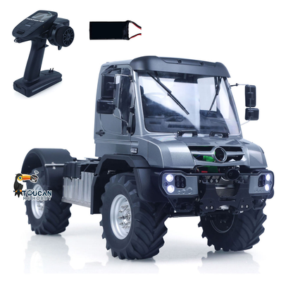 LikeRC U535Lite 1/14 RC 4X4 Off‑Road Crawler Truck Gray Version, With Remote Controller, Dual‑Output Shaft Reduction Gearbox