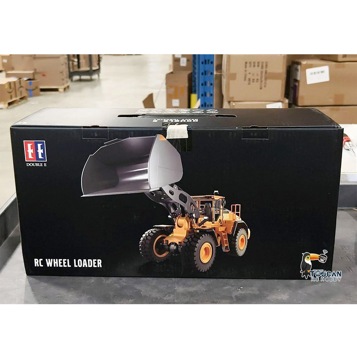 Second Hand CA Stock L260H Loader 1/16 Double Eagle E592 RC Loader Remote Control Car Light Sound