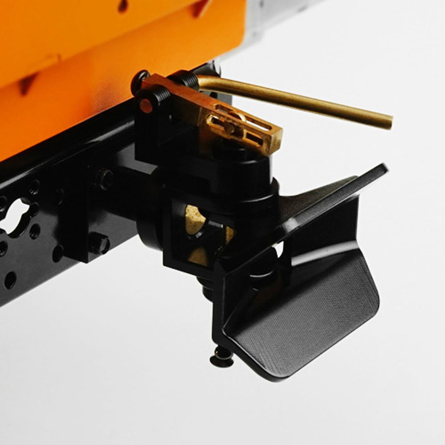 LS RC truck rear tow hook hitch metal connection detail