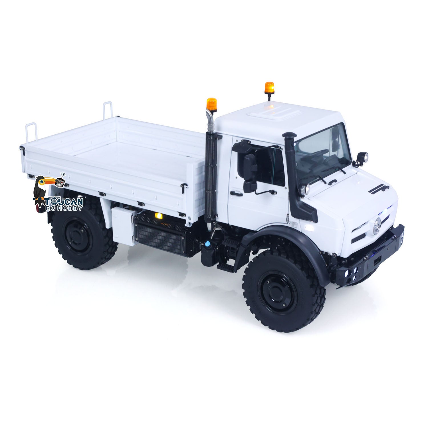 metal RC truck LS-1 Unimog U4023 1/14 scale off-road crawler rear view chassis detail