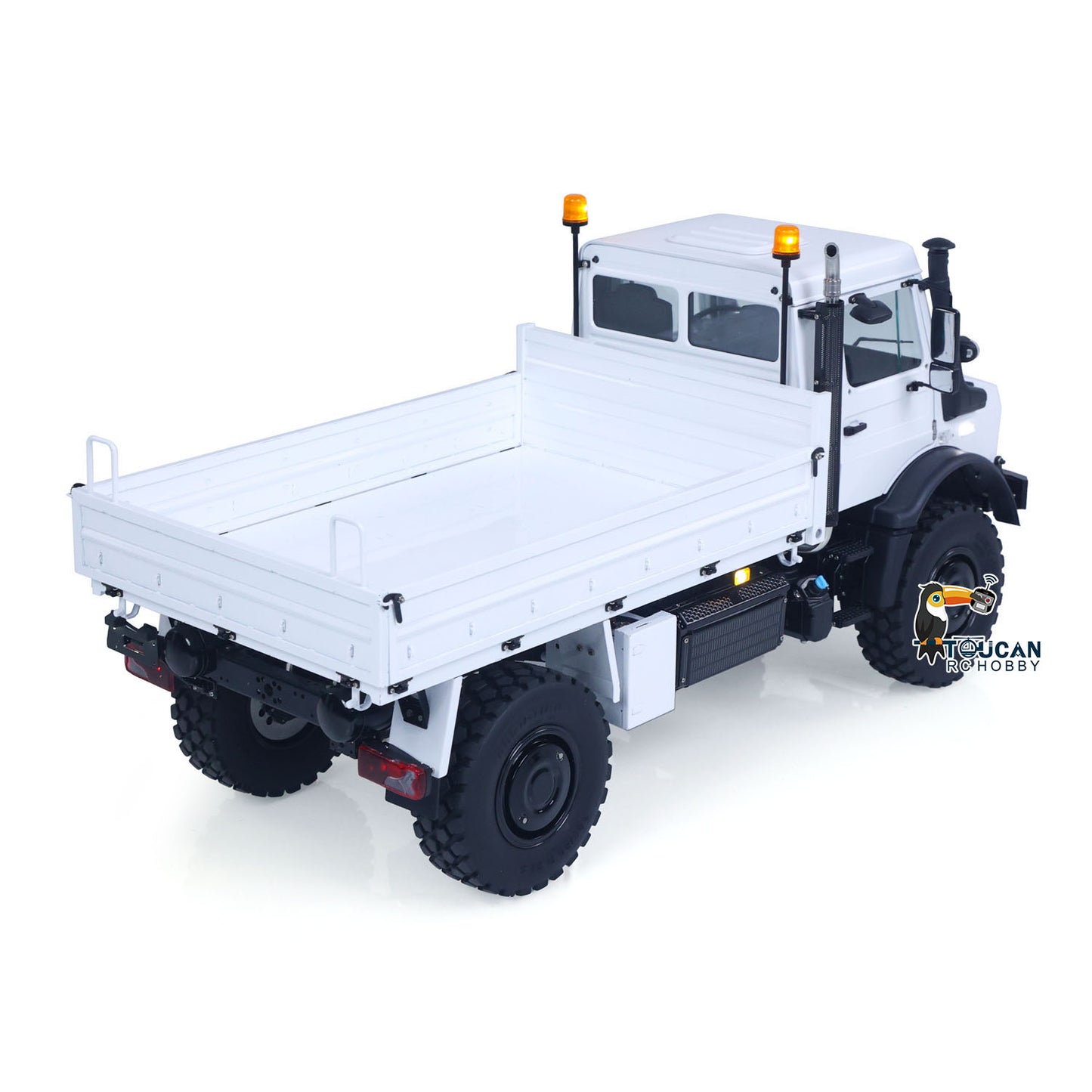 LS-1 RC metal truck U4023 4WD off-road light truck top view studio background