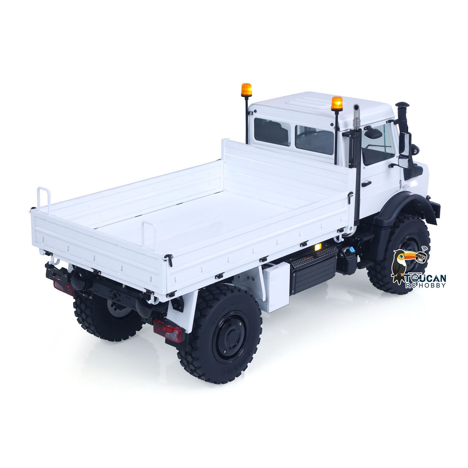 LS-1 RC metal truck U4023 4WD off-road light truck top view studio background