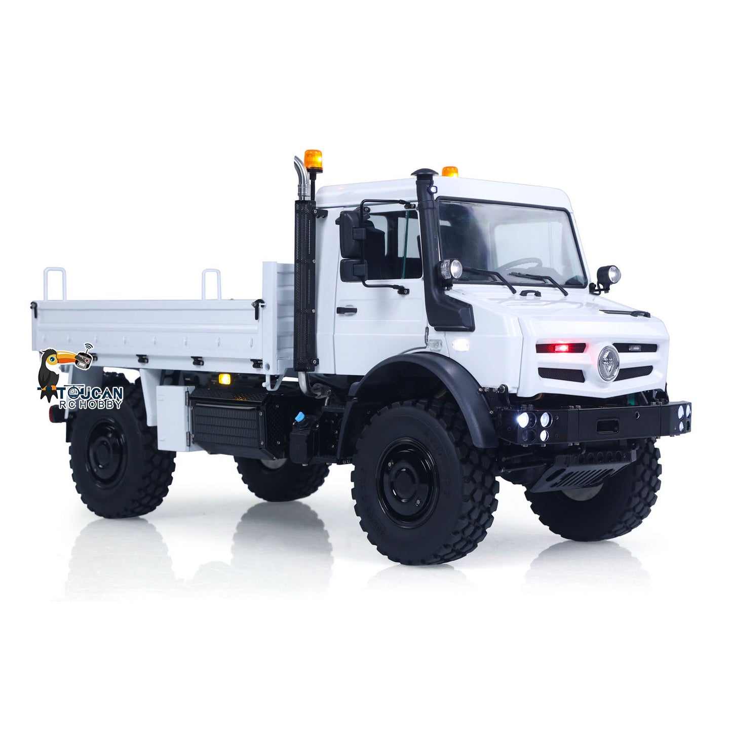 LS-1 U4023 1/14 RC articulated metal truck 4WD all terrain light truck side view