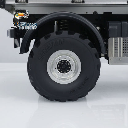 MD 1/10 RC Offroad Truck U423 Chassis Bottom View, Front and Rear Axle Diff Locks