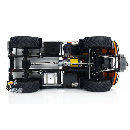 MD 1/10 RC Crawler U423 Bottom Chassis View, Metal Axles, Differential Lock Mechanism