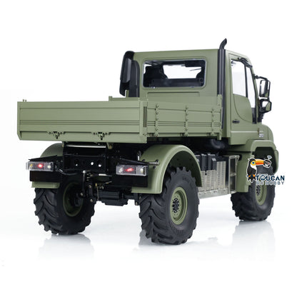MD 1/10 RC 4X4 U423 Green Rear Oblique View, Realistic Body Shell Details