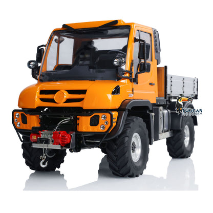 MD 1/10 RC 4X4 U423 Orange Crawler, 2-Speed Transmission, Waterproof Metal Gear Steering Servo