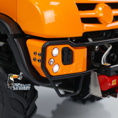 MD 1/10 RC 4X4 U423 Front Headlight Closeup, Waterproof Metal Gear Servo Assembly