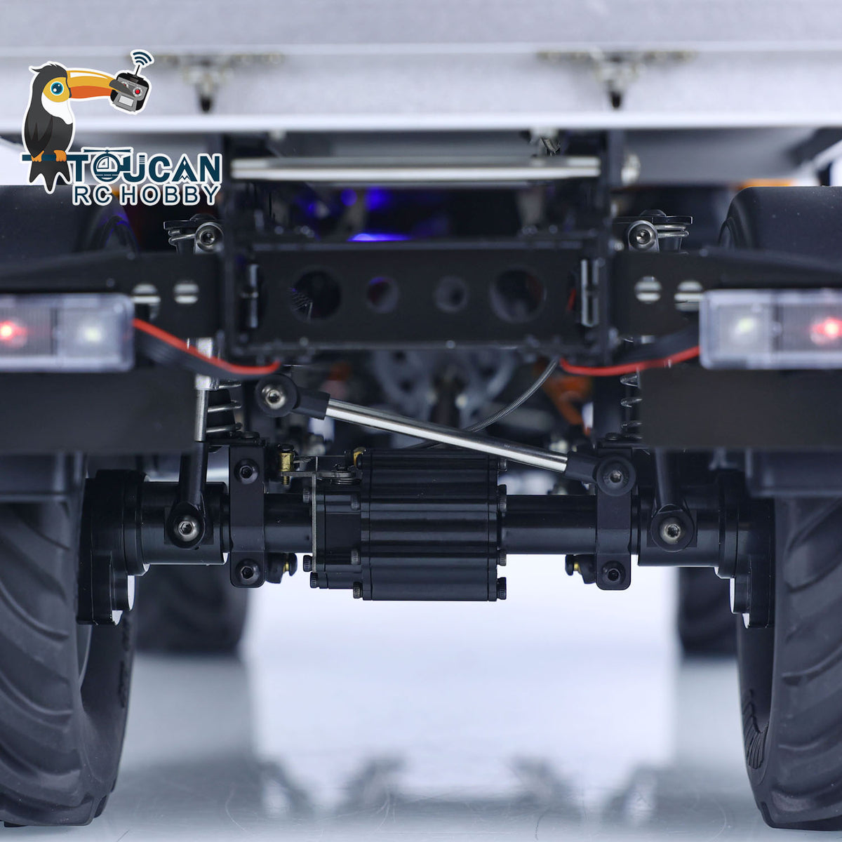 MD 1/10 RC Crawler U423 Power Module Closeup, ESC, Servo and Wiring Details