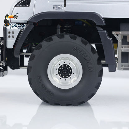 MD 1/10 RC 4X4 U423 Wheel Tire Closeup, Heavy-Duty Off-Road Rubber Tire Assembly