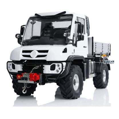 MD 1/10 RC 4X4 U423 White Crawler, Pre-Painted Assembled Model, CNC Metal Axle Differential Locks