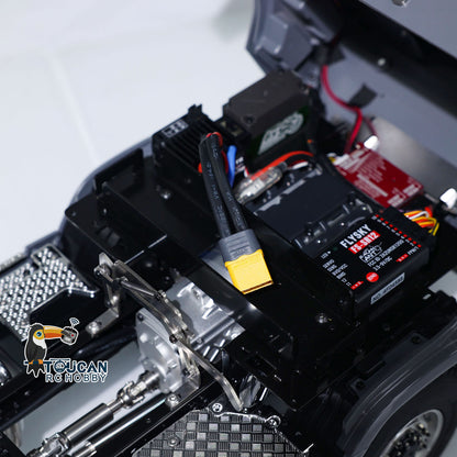 MD 1/14 RC 6x6 Tractor Truck 770S Grey Tilt Cab Electronic View, 2 Speed Gearbox, ESC Servo Pre-installed