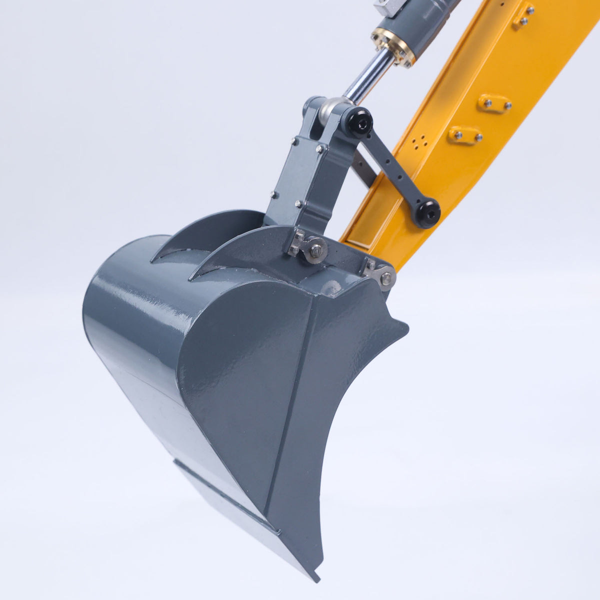 MD 1/14 RC Hydraulic Excavator LR926 Bucket Closeup, Metal Bucket, Two-section Arm Hydraulic Structure