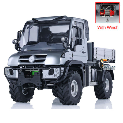 MD U423 1/10 4x4 RC crawler gray front left view
