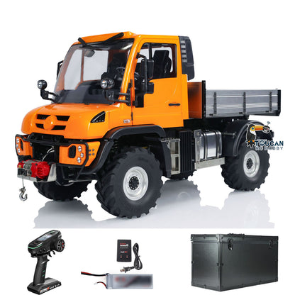 MD U423 1/10 4x4 RC crawler orange front left view