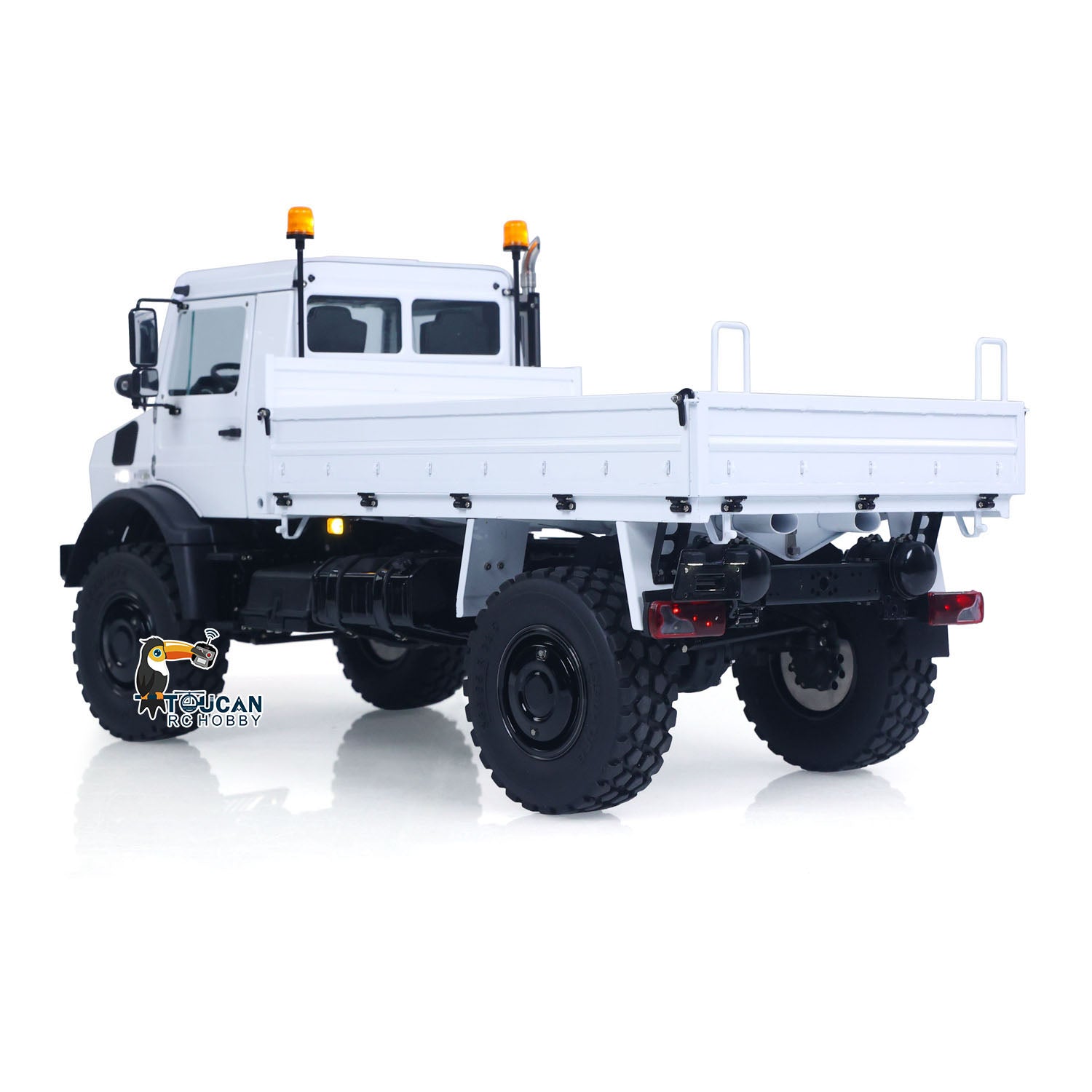 LS-1 4x4 RC truck U4023 all terrain heavy duty metal crawler front angle studio shot