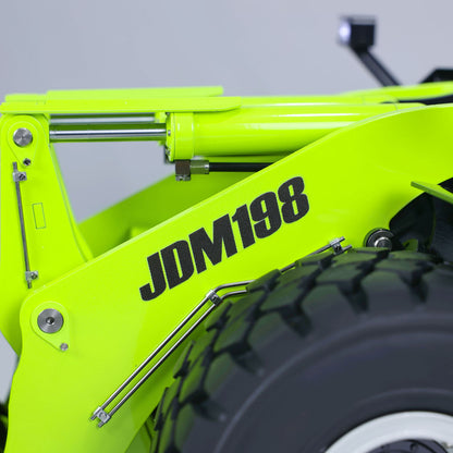 RC hydraulic cylinder system detail JDM-198 ZW370 metal loader optimized steel hydraulic valve pump close up model