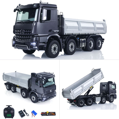 RC hydraulic dump truck K3367 axle lock differential system close-up detail view